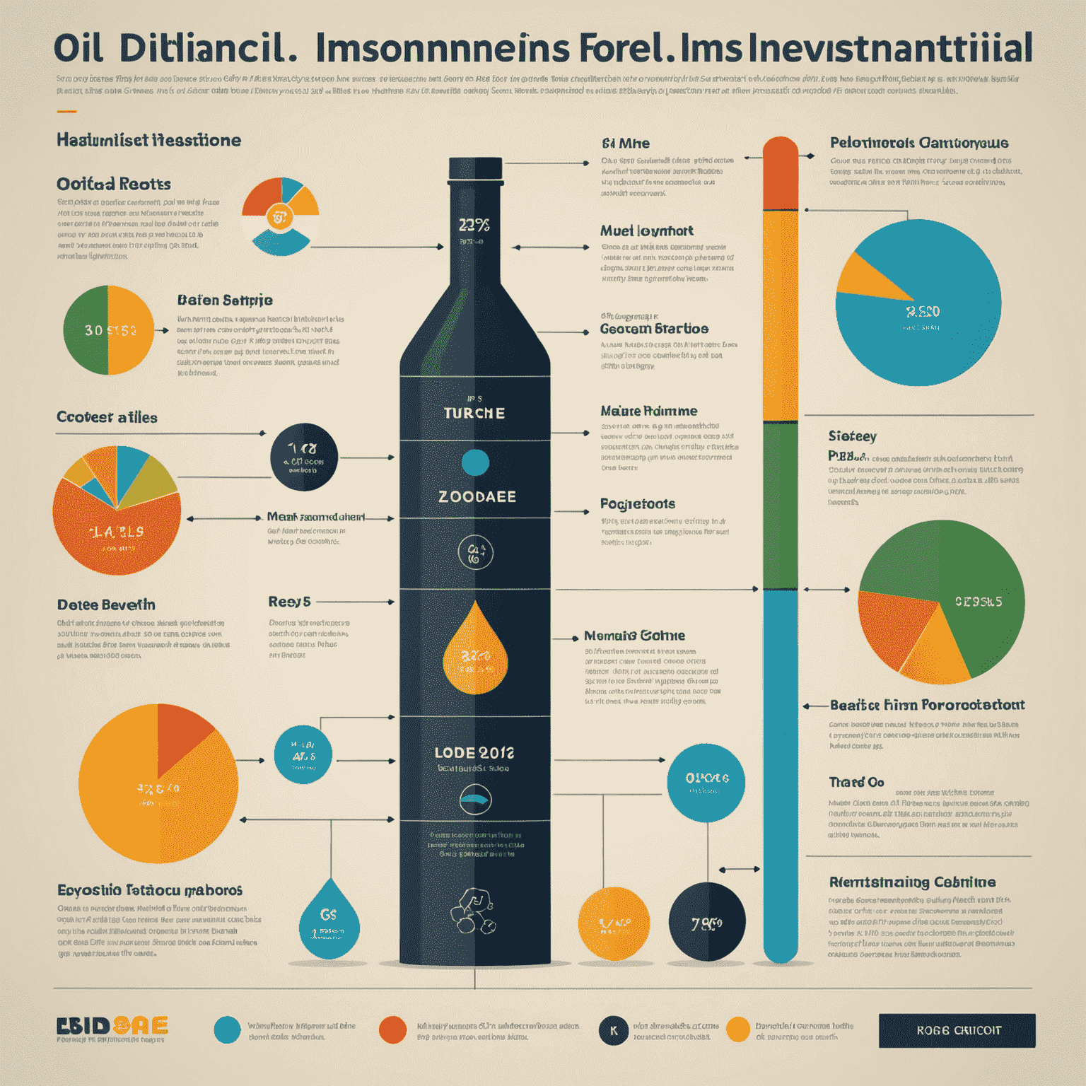 Infographic showing different oil investment types and their passive income potential