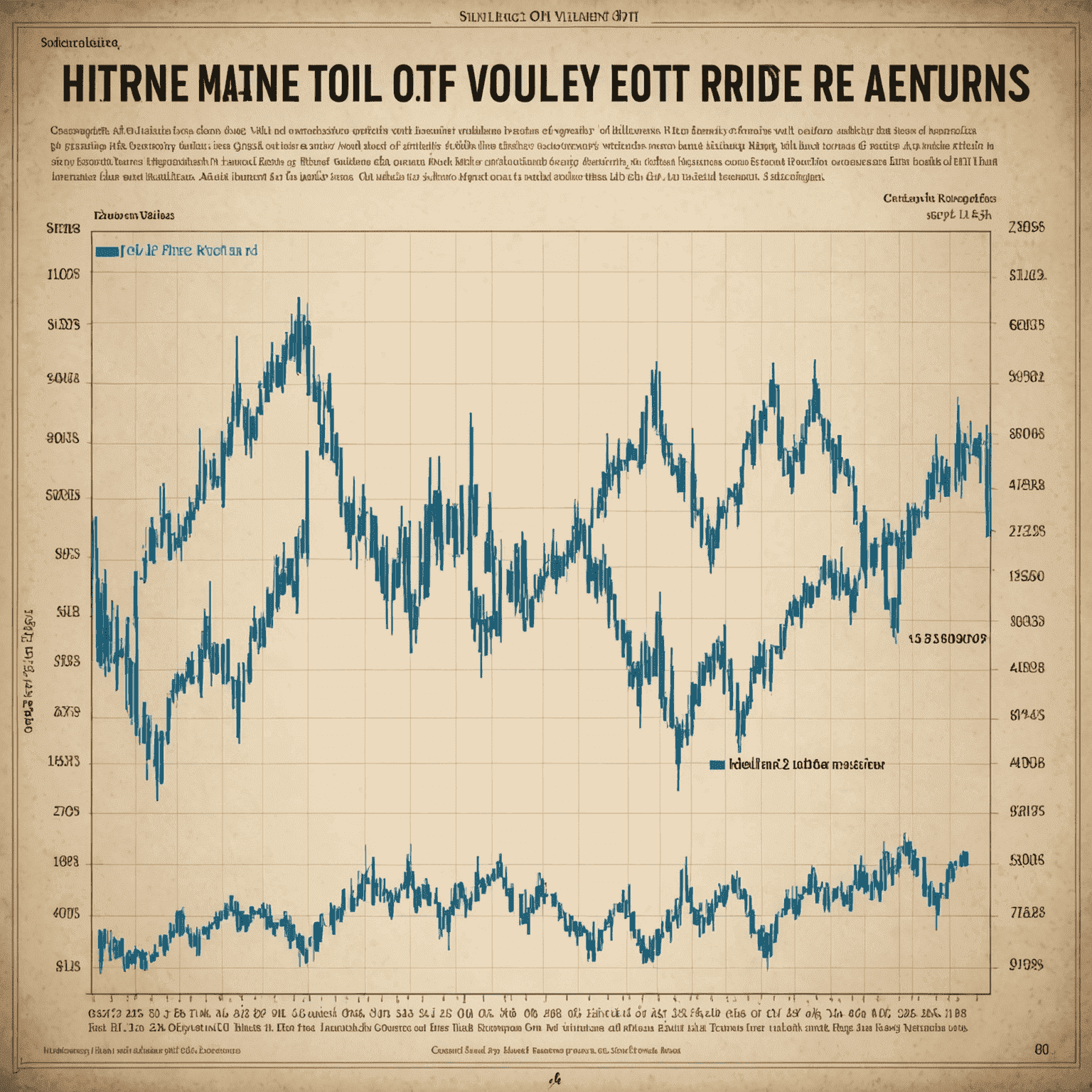 Chart showing historical oil price volatility and its impact on investment returns